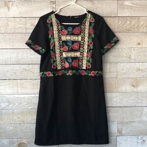 Desigual Floral Embroidered Shift dress